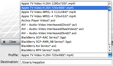 FLV to AVI Converter for Mac